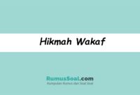 Hikmah-Wakaf