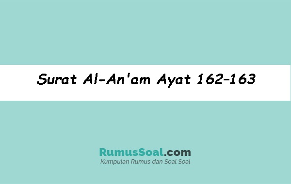 Surat-Al-Anam-Ayat-162–163