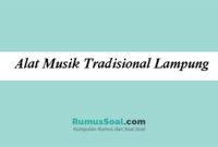 Alat Musik Tradisional Lampung