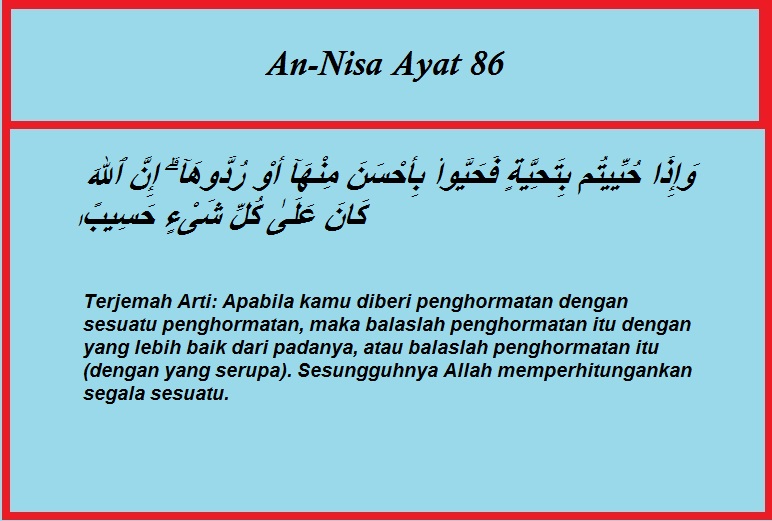 an-nisa ayat 86