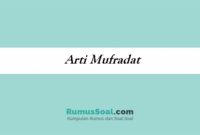 Arti Mufradat