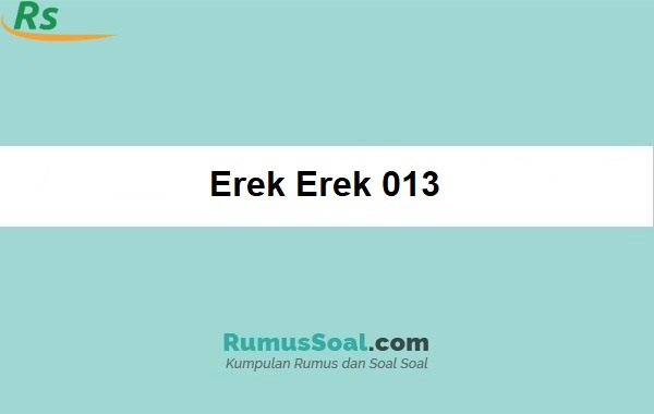 Erek Erek 013