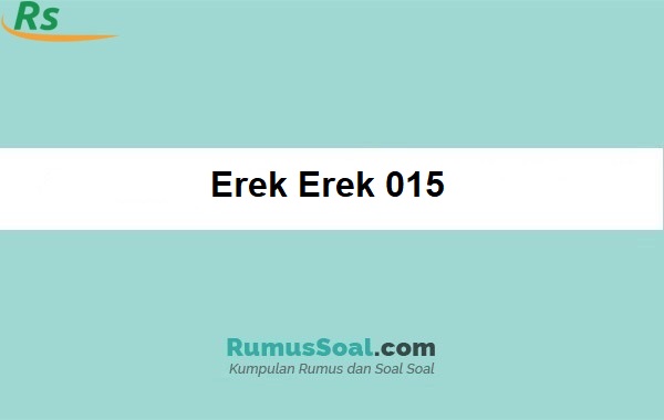 Erek Erek 015
