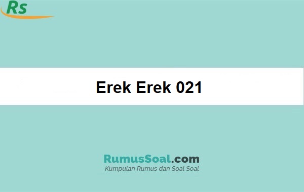 Erek Erek 021