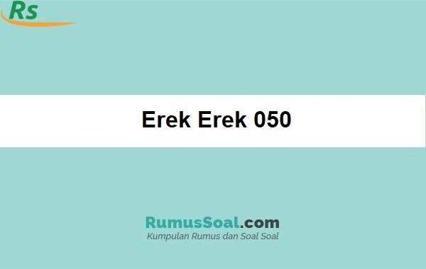 Erek Erek 050