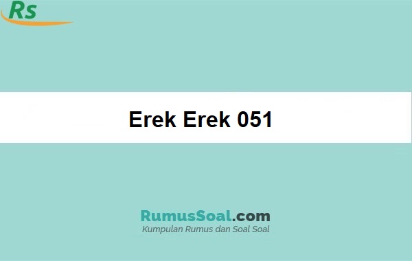 Erek Erek 051