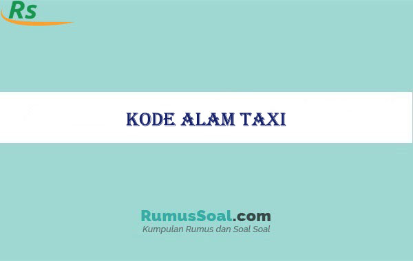 Kode Alam Taxi
